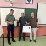 Svečani ispraćaj u zasluženu penziju; nastavnik Senad Šehić i Sabina Bešo